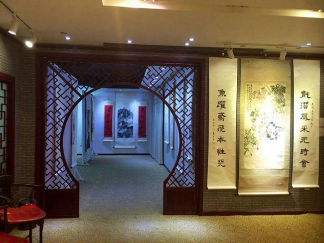 热烈祝贺九三学社江苏画院“2015年迎新年书画品鉴会”成功举办(图2)